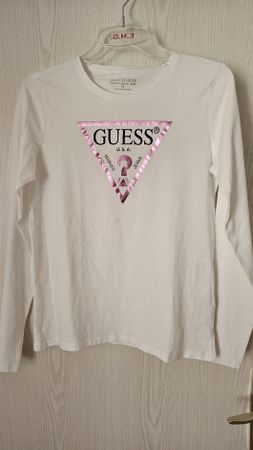 Guess T-Shirt weiss Grösse 16 mit Logo für Frühling