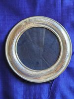 Luxus Sterling Silber runder Photorahmen, punziert, 12.5cm.