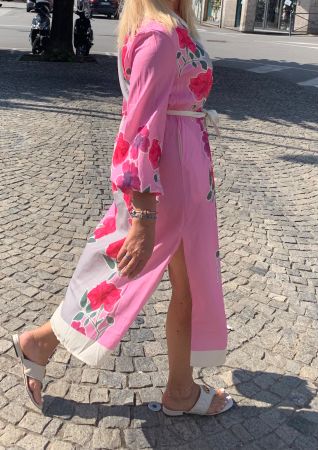 Chic Abito lungo di Lino-tg S/M-nuovo-per primavera 👍