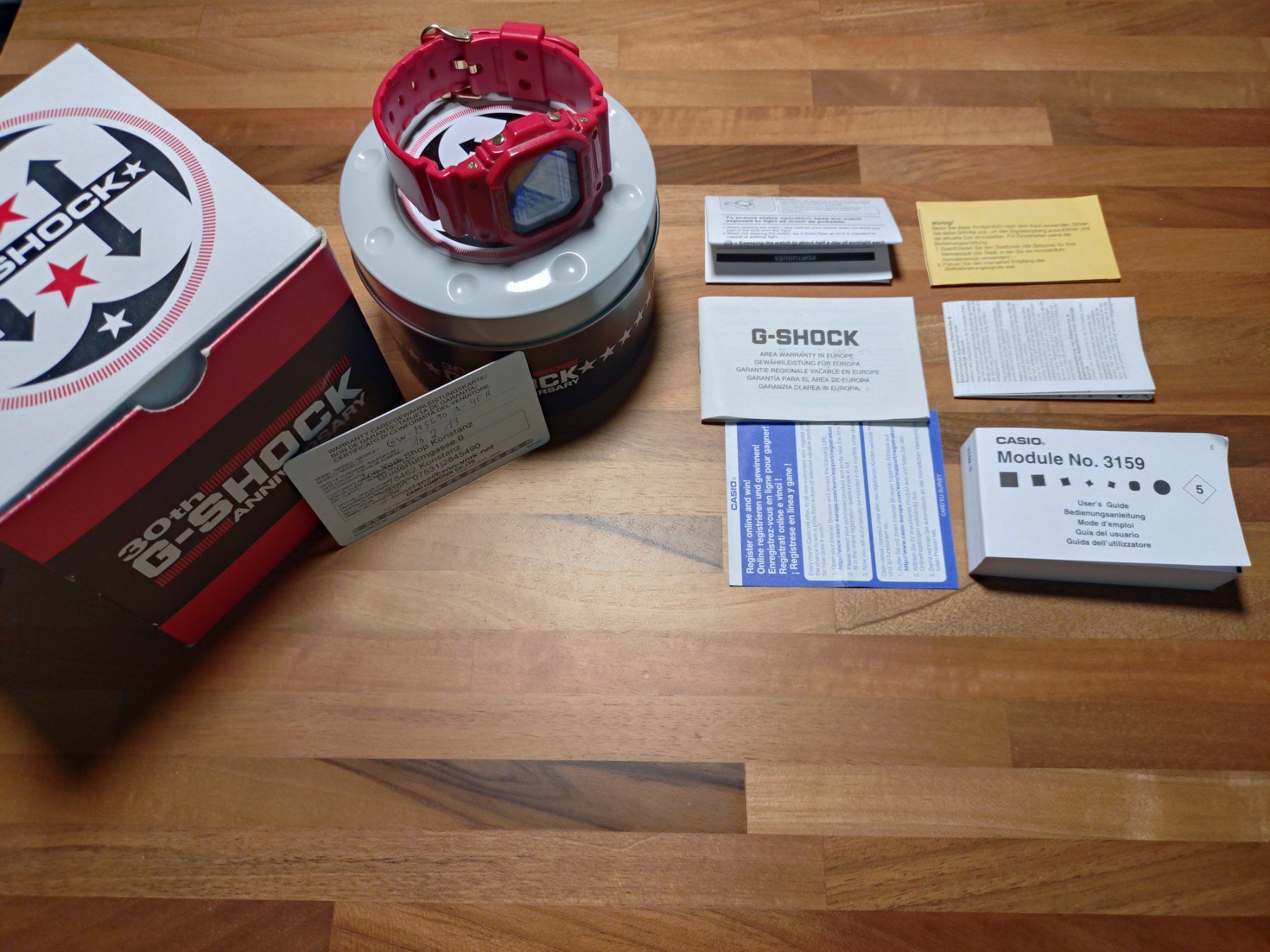 Casio Uhren: CASIO G-Shock GW-M5630A-4ER 30th Anniversary Edition – Gebraucht aus Friltschen von rafi8702