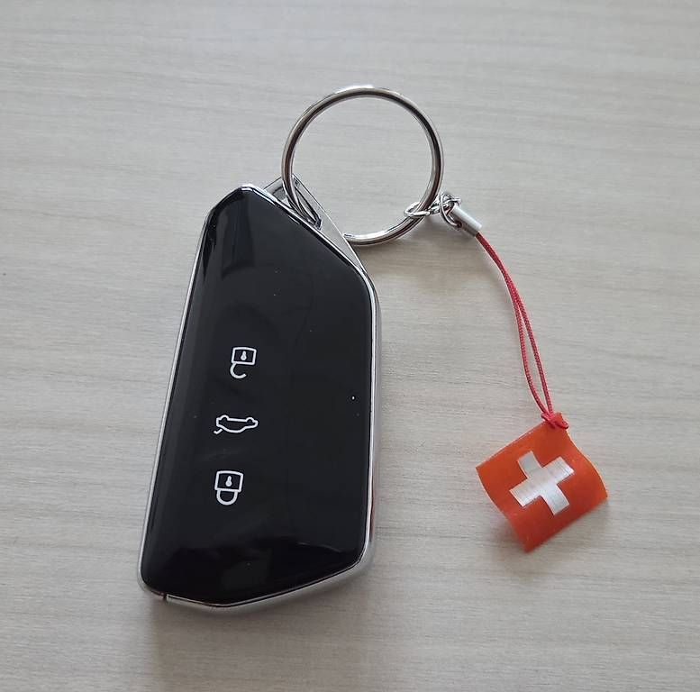 Schlüsselanhänger & - bänder: Porte-clé drapeau Suisse  – Neu und originalverpackt aus Sergey von Swixmax