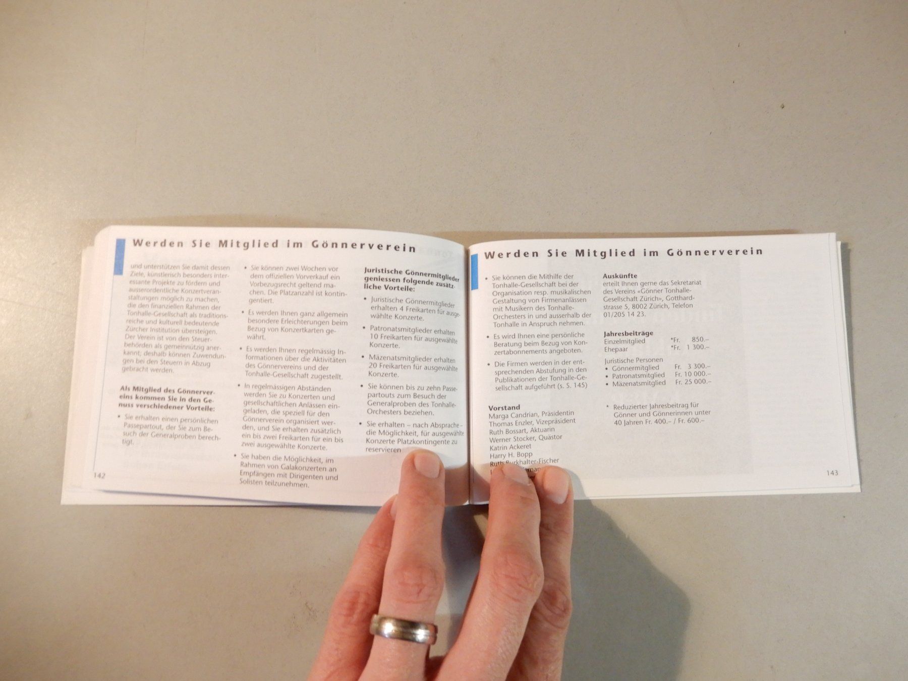 Libri: Tonhalle Orchester Zürich Konzerte Programm 96/97 – Usato da Erstfeld venduto da Mario_boe0 7