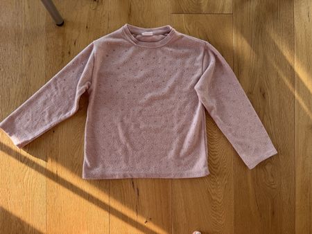 Pulli langarmrosa Grösse 122 gebrauchter Zustand