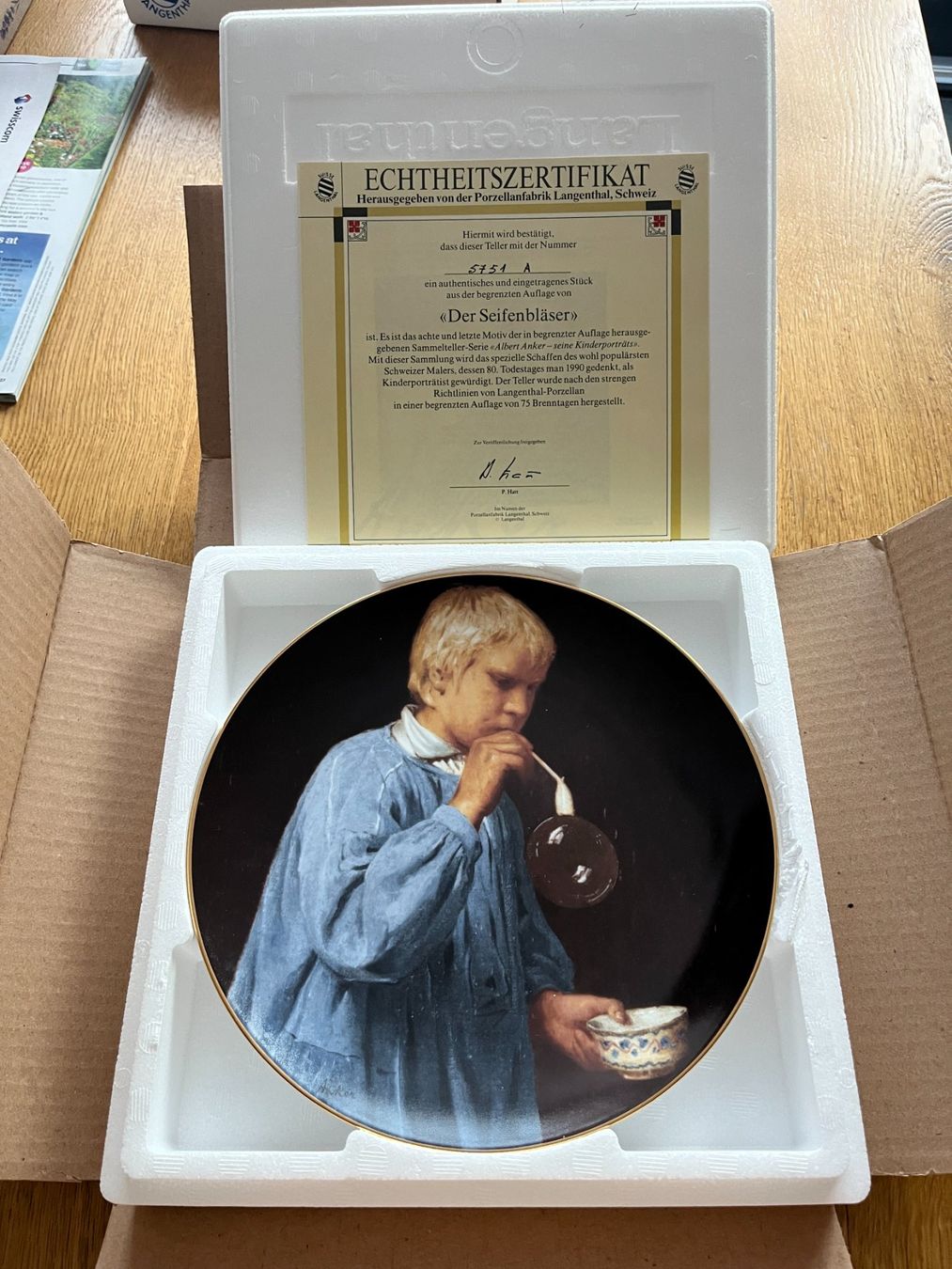 Teller: Porzellanteller Anker Kinder Langenthal – Neu und originalverpackt aus Flüh von fuchssa1 3