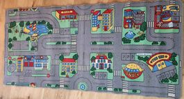 Kinder Spielteppich Strassenteppich - Ideal für Kinderzimmer
