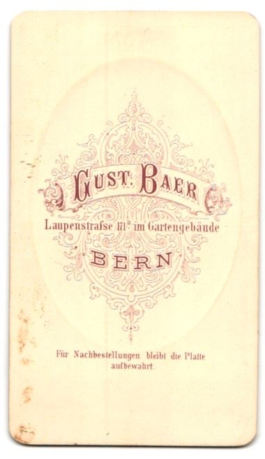 Fotografie &  Plakate: Fotografie Gust. Baer, Bern, Laupenstras – Gebraucht aus Berlin von bartko-reher 1