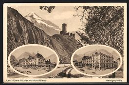 Martigny-Ville, Partie am Hotel Kluser, 