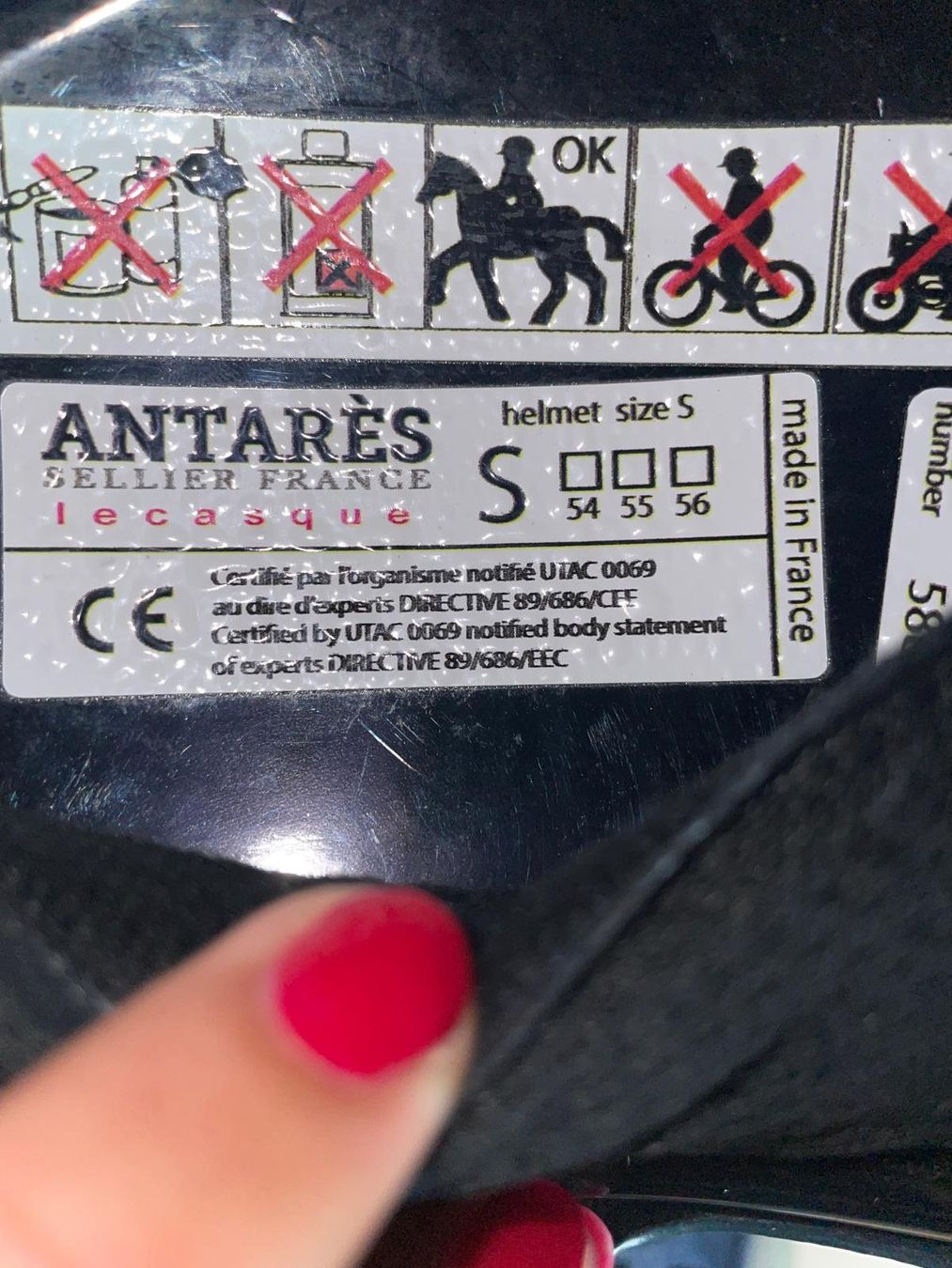 Caschi: Casque equitation Antares taille S – Usato da Prangins venduto da joh_m2jh 5