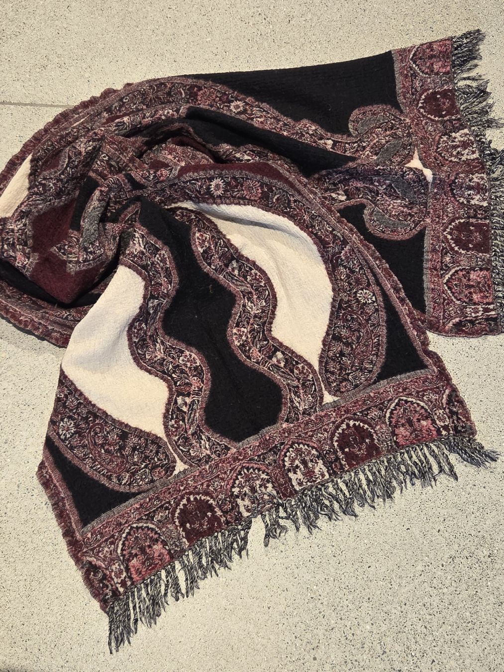 Foulard & Sciarpe: Schal 45 x 150 cm, 100% Wolle – Nuovo e nell'imballaggio originale da Frauenfeld venduto da Schenken-mit-Herz