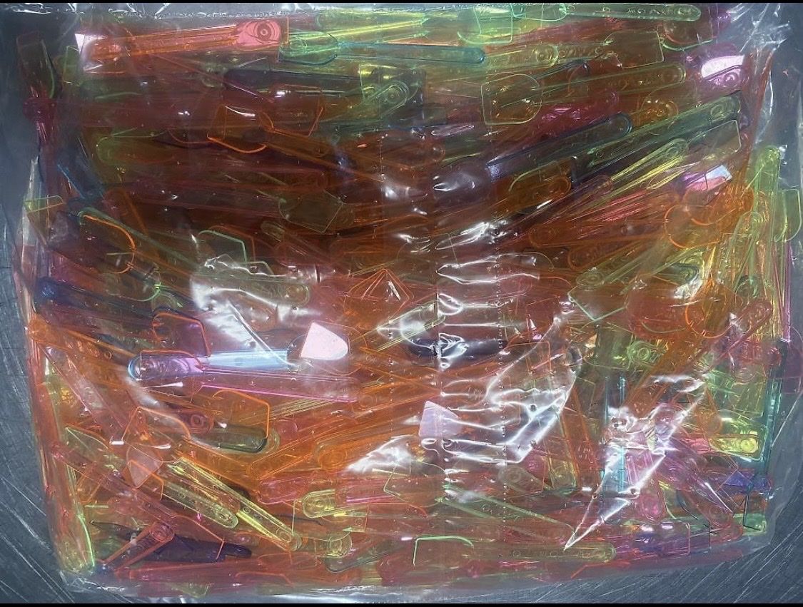 Bestecksets: Plastiklöffel gemischt farbig Neu – Neu und originalverpackt aus Bösingen von sdz01 1