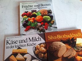 VINTAGE 3 SILVA KOCHBÜCHER