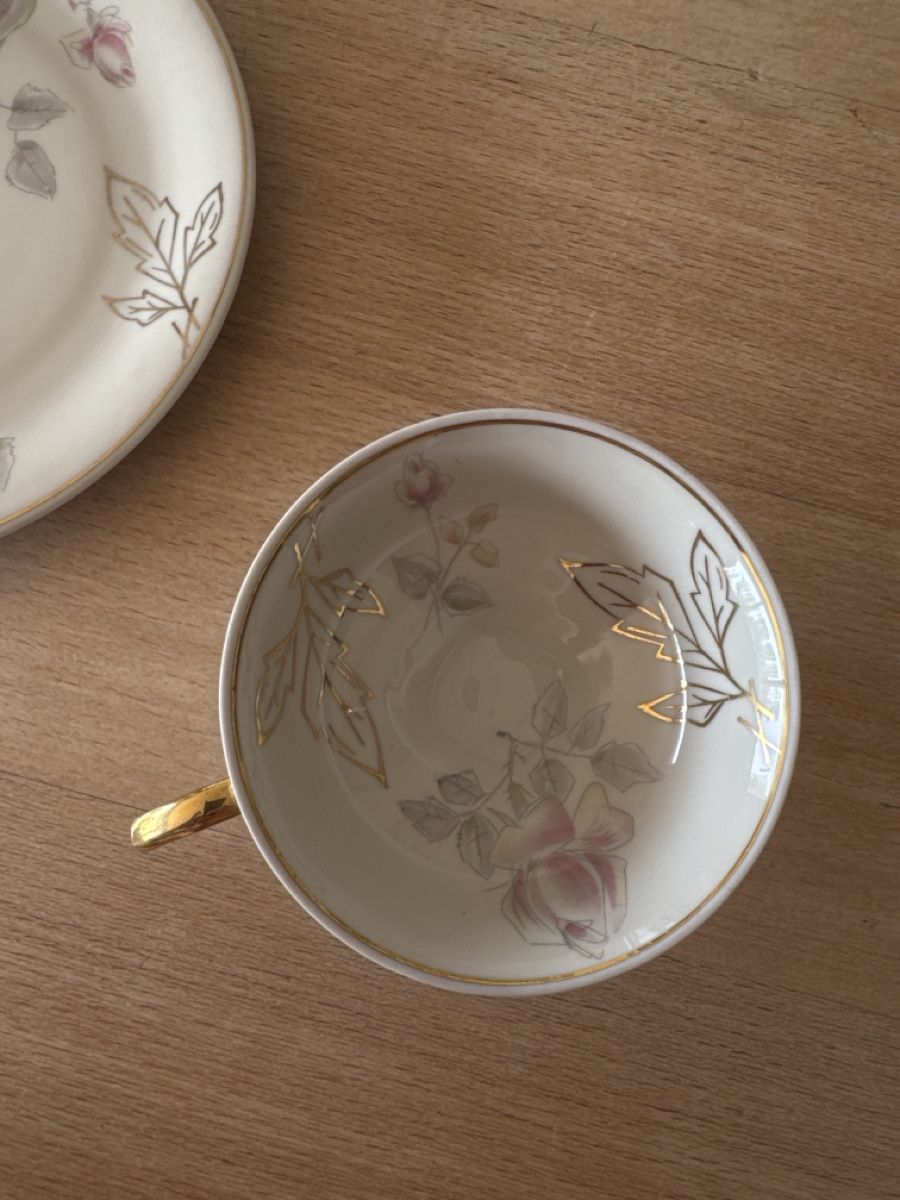 Set di piatti: Kaffeetasse mit Frühstückteller Schwarzenhammer Bavaria – Usato da Zürich venduto da Sigeli03 1