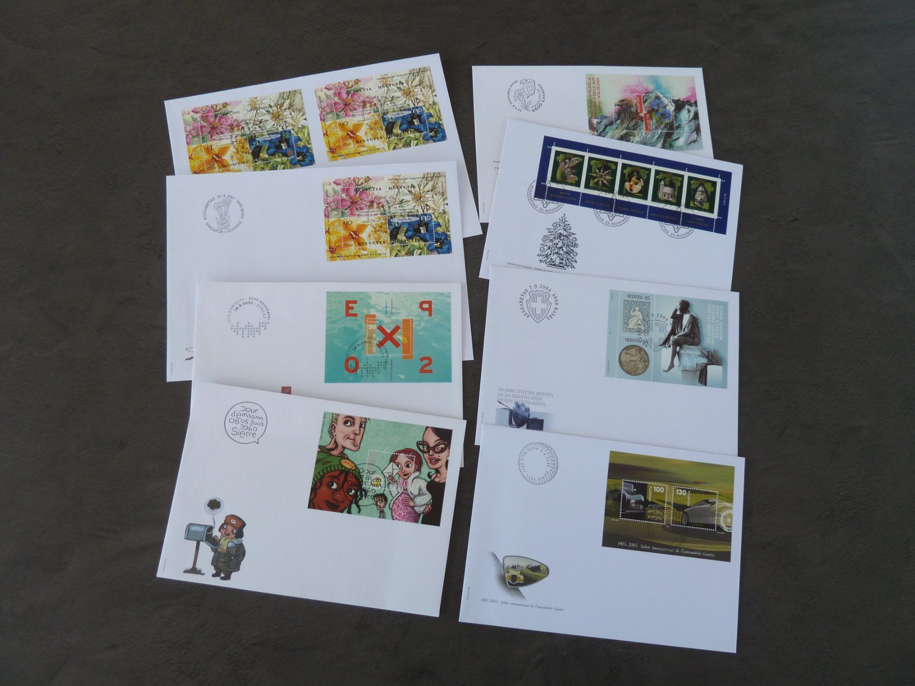 Alle Briefmarken: 30 Blocks - FDC 2001 -2018, ohne Adresse – Neu (gemäss Beschreibung) aus Reinach BL von eiche419