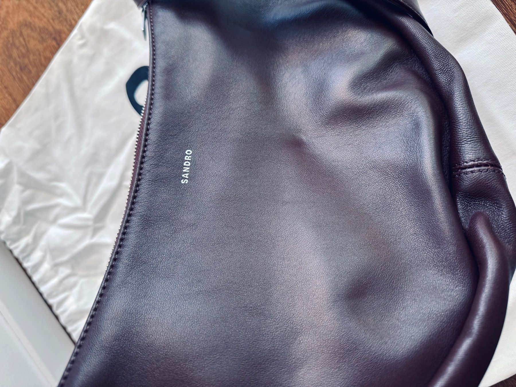 Sandro Borse: SANDRO HOBO Tasche Leder Braun – Nuovo (secondo la descrizione) da Ennetbaden venduto da DanielCPH 4