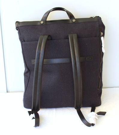 Bree Linus Rucksack Daypack Navy blau aus Hanfcanvas Neu