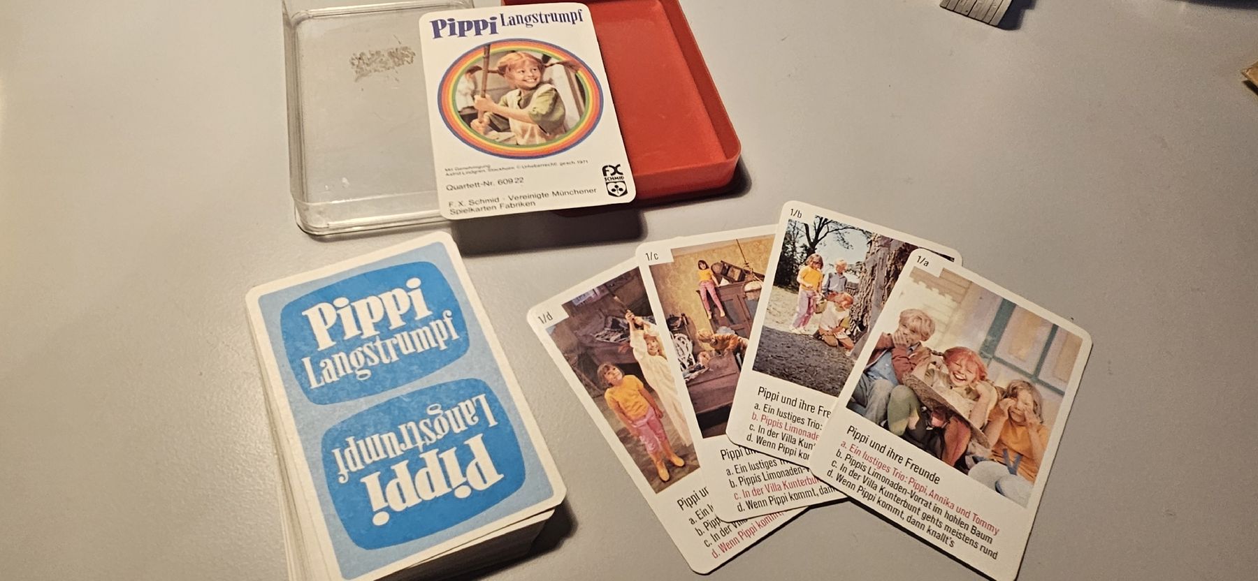 Giochi: Pippi Langstrumpf Quartett FX Schmid 70er – Usato da Belp venduto da Ginus85 2