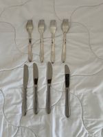 SWISSAIR BESTECK 4 X GABEL 4 X MESSER