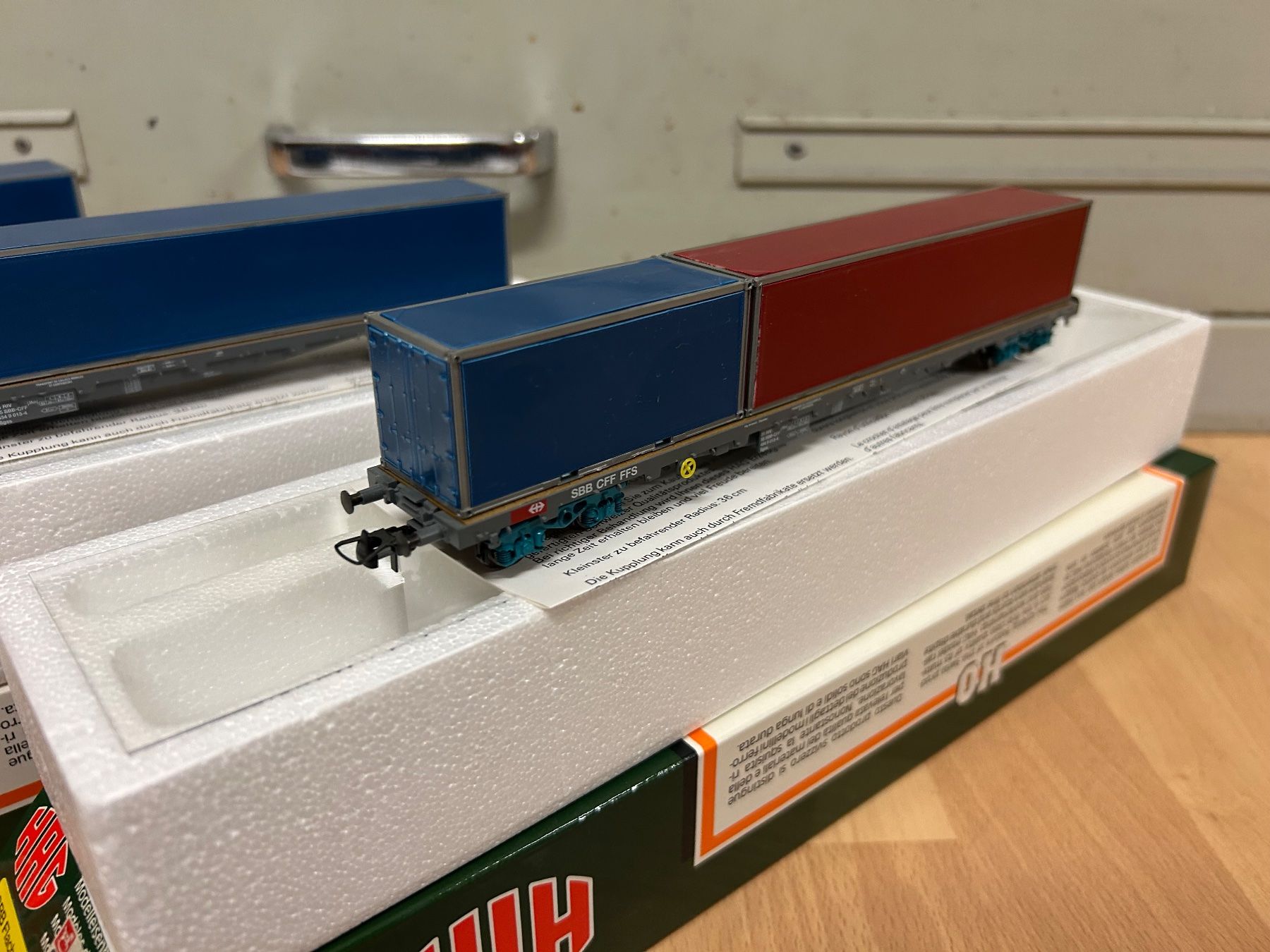 Hag Trains électriques: Hag Containerwagen – D'occasion à Erstfeld par Alpstei 2