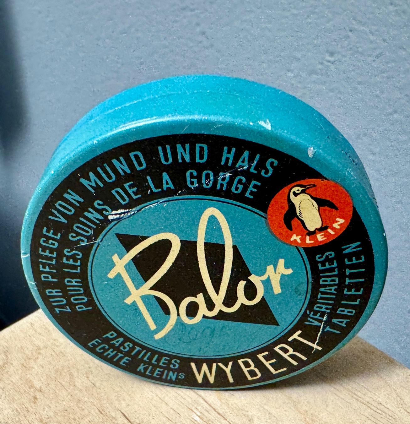 Dosen: BALOR Wybert Tabletten - André Klein Basel - alte Blechdose – Gebraucht aus Rothrist von Luckywinner 2