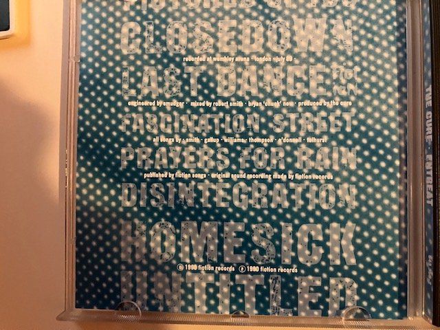 CD: The Cure Entreat – Usato da Les Ponts-de-Martel venduto da Jolisa 1