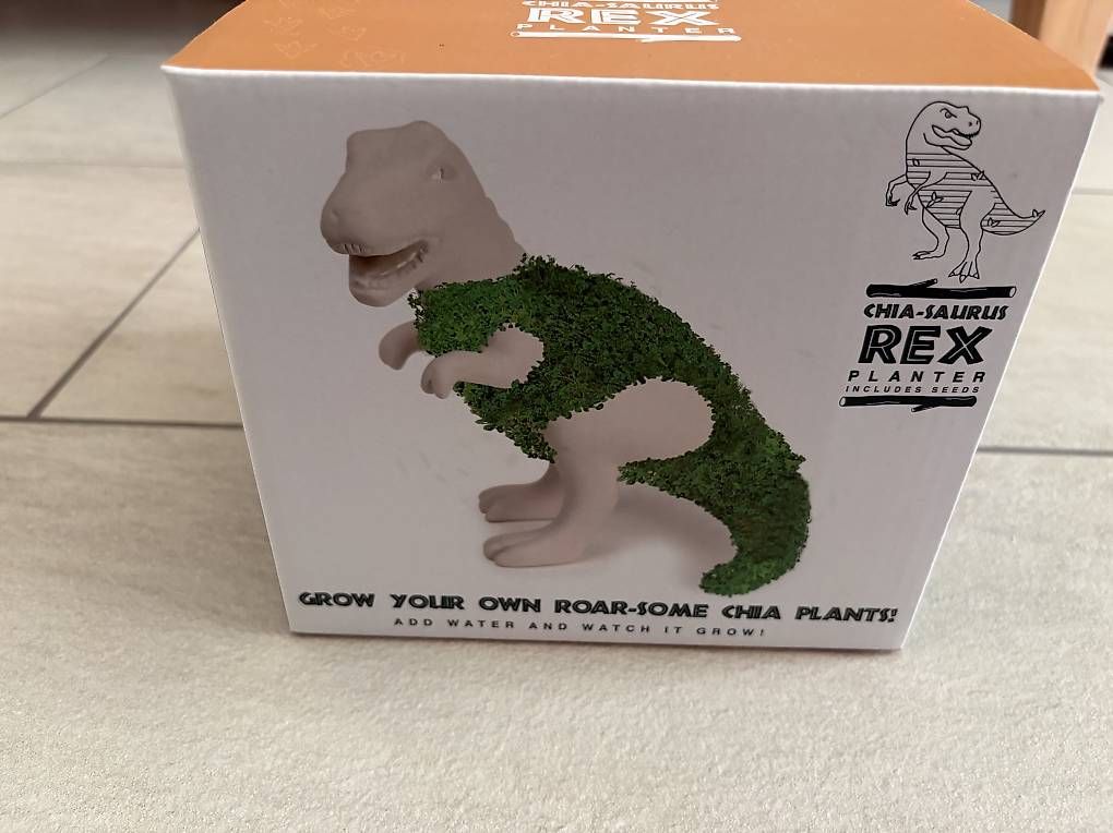 Pflanzen & Samen: Chia-saurus Rex Planter – Gebraucht aus Niederhasli von log_5ffv