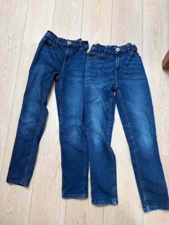 Deux jeans Next bleu denim 12 ans 152cm occasion