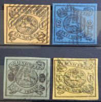 Braunschweig Kat. 6-7 & 10-11 gest. 1853/61 Kat. 500 Euro