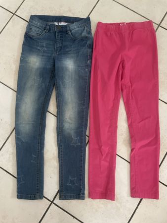 2 John Baner Jeans & Hose Set Gr. 146 Mädchen ⭐