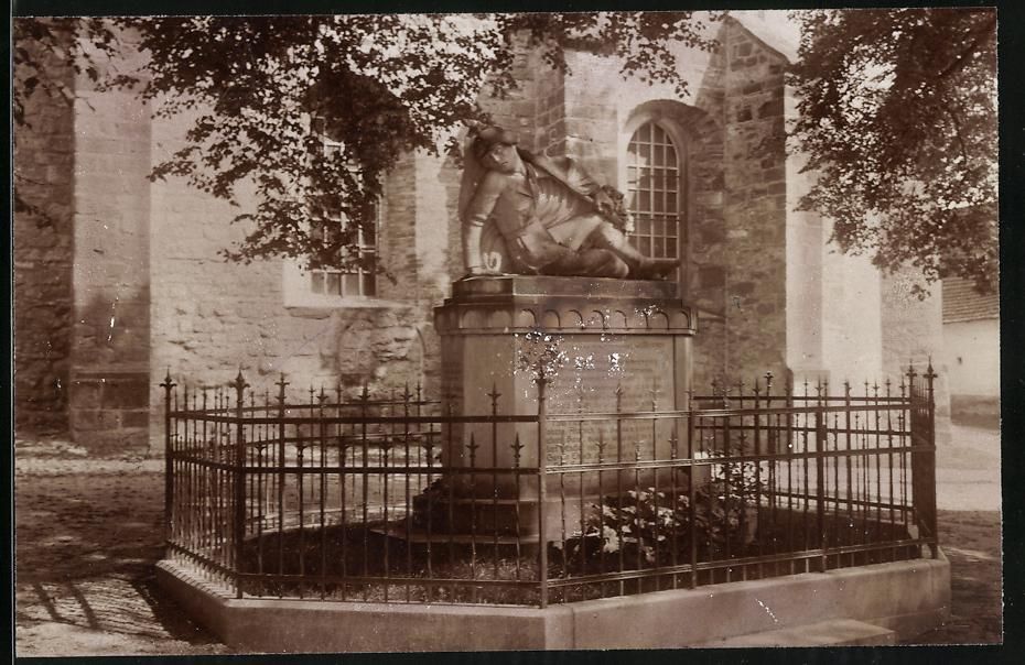 Fotografie & Manifesti: Fotografie Oberfarnstädt, Krieger-Denkm – Usato da Berlin venduto da bartko-reher