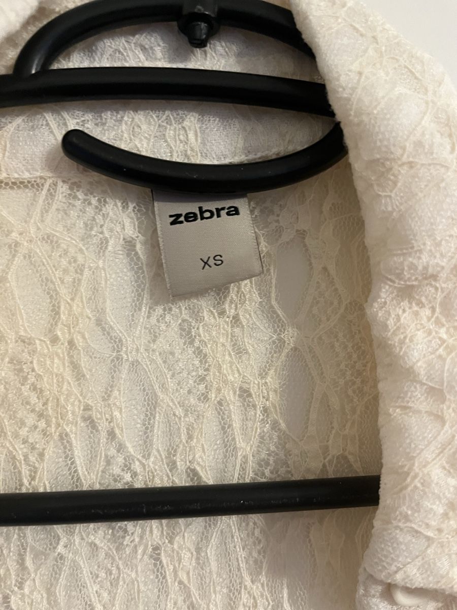 Zebra Blusen: Spitzen/Mesh Bluse in Creme – Neu (gemäss Beschreibung) aus Solothurn von mjt_6yvh 3