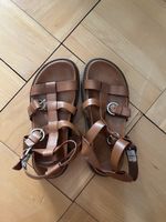 Sandales cuir marron taille 37 bon état