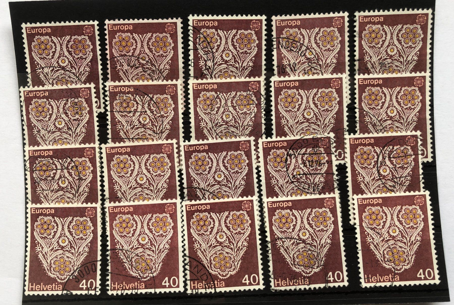 Tutti i francobolli: Nr.576 Steckkarte mit Stempel – Usato da Aarau venduto da Billa007