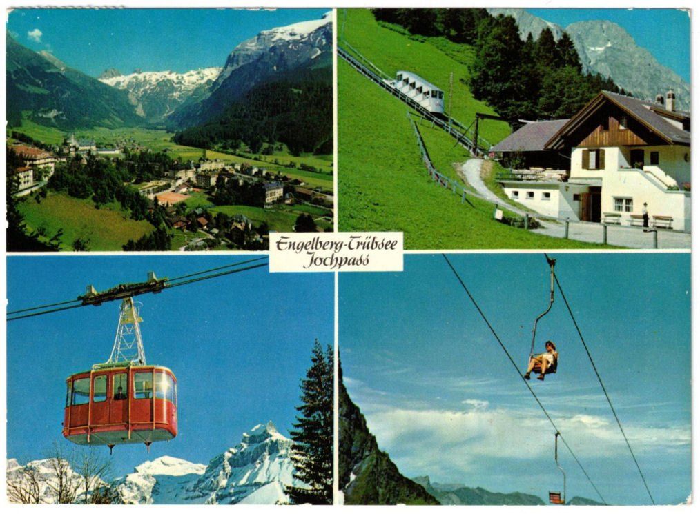 Cartoline postali: Engelberg - 4 Bild AK Trübsee – Usato da Binningen venduto da Mountainrider