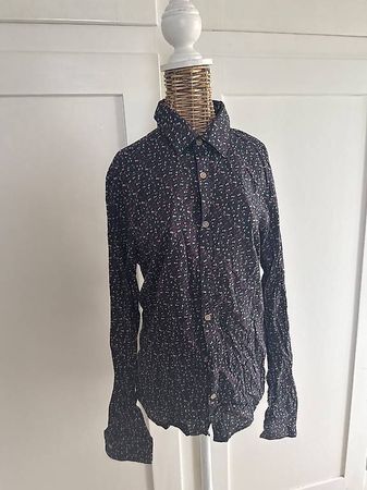 Scotch & Soda Hemd Langarm mit feinem Muster  Gr. S