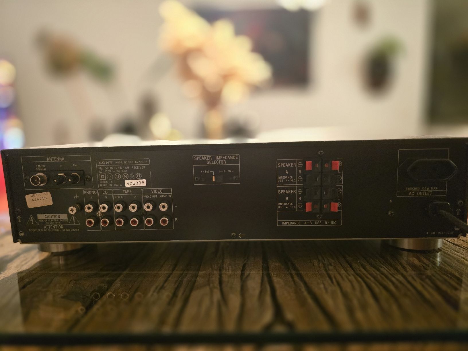 Sony Amplificatori: Sony STR-AV320R Audio/Video Control Center / Stereo Receiver – Usato da Aarau Rohr venduto da X3lectroniX 2