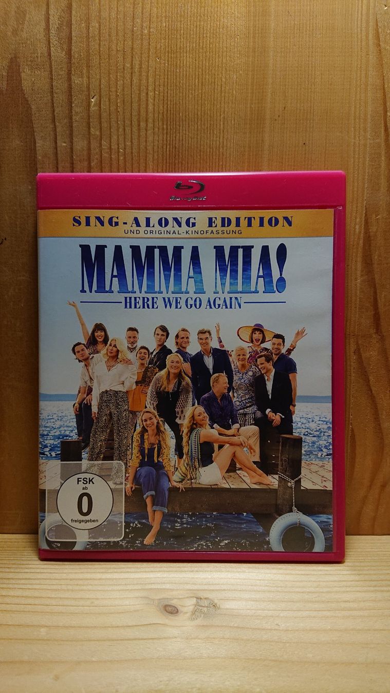 Tutti i DVDs: MAMMA MIA Here we go Again auf Blu-Ray – Usato da Wilderswil venduto da Exebub