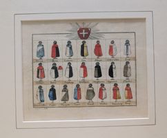 ANTIKER STICH STANDESWEIBEL DER SCHWEIZ BEY ERMI ZÜRICH