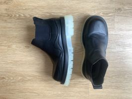 Bottega Veneta Black Leather Boots - Size 44 (43)