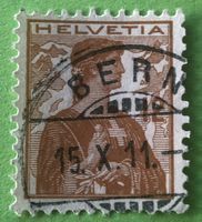  Nr.121  Brustbild der Helvetia mit Schwert GESTEMPELT    