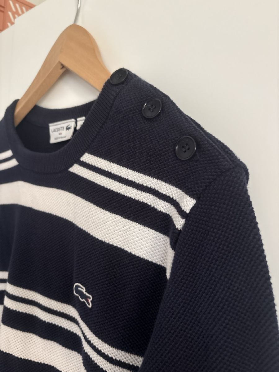 Lacoste Pullover & Sweatshirts: Pull Lacoste rayé bleu blanc taille S  – Neu (gemäss Beschreibung) aus Pully von kaba07 5