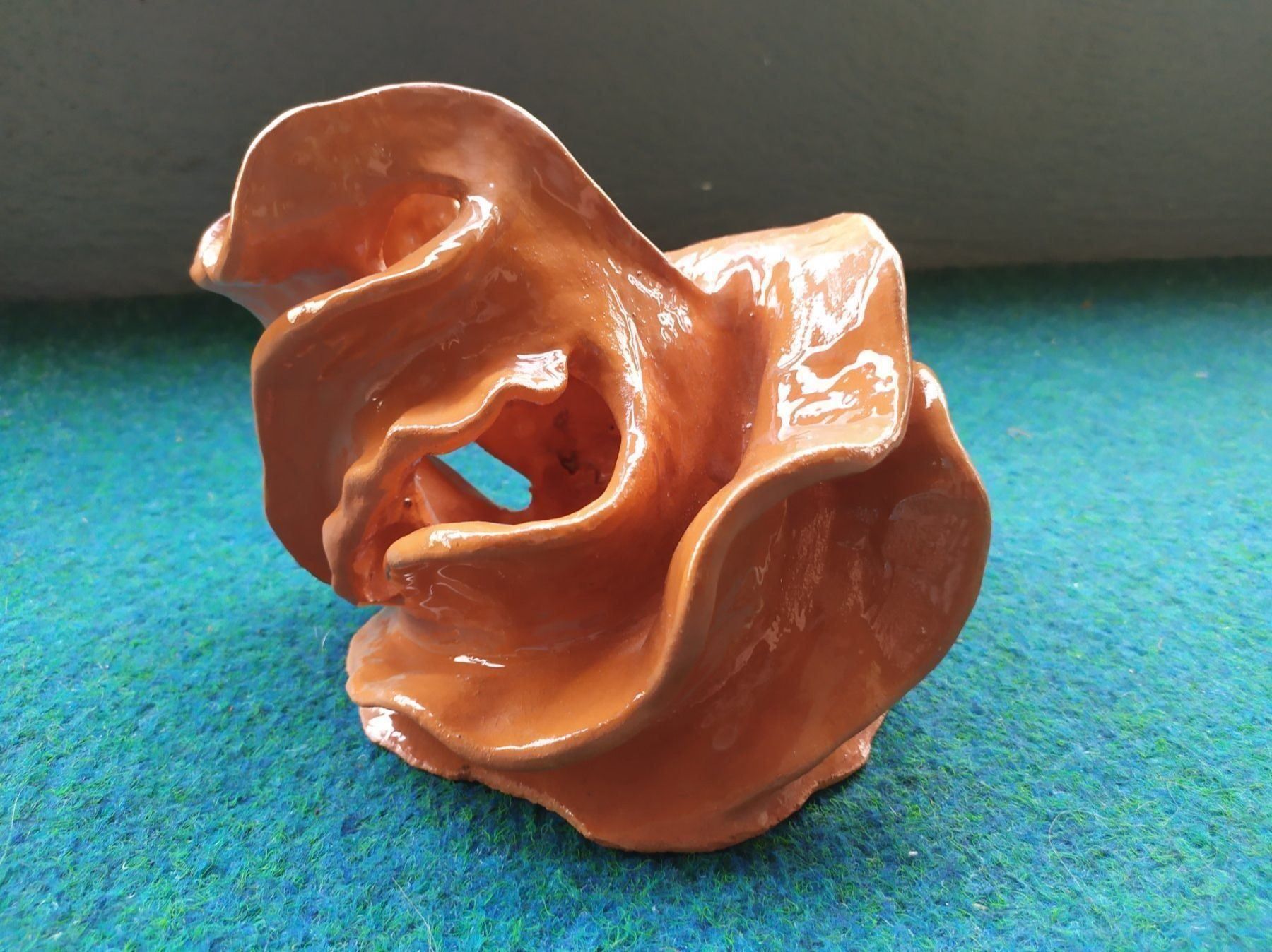 Skulpturen & Statuen: ART BRUT VASE "FRATZ-MANN", Ton+Glasur – Neu (gemäss Beschreibung) aus Aarau von Unikumlis_ArtBrut 3