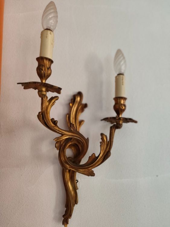 Lot De 5 Appliques Murales Nautiques Anciennes Originales (Verre Et Métal) - Sans Ampoules
