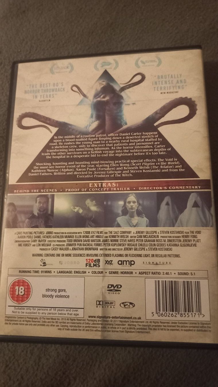 Tutti i DVDs: The Void English DVD – Usato da Olten venduto da Donatello1984 1