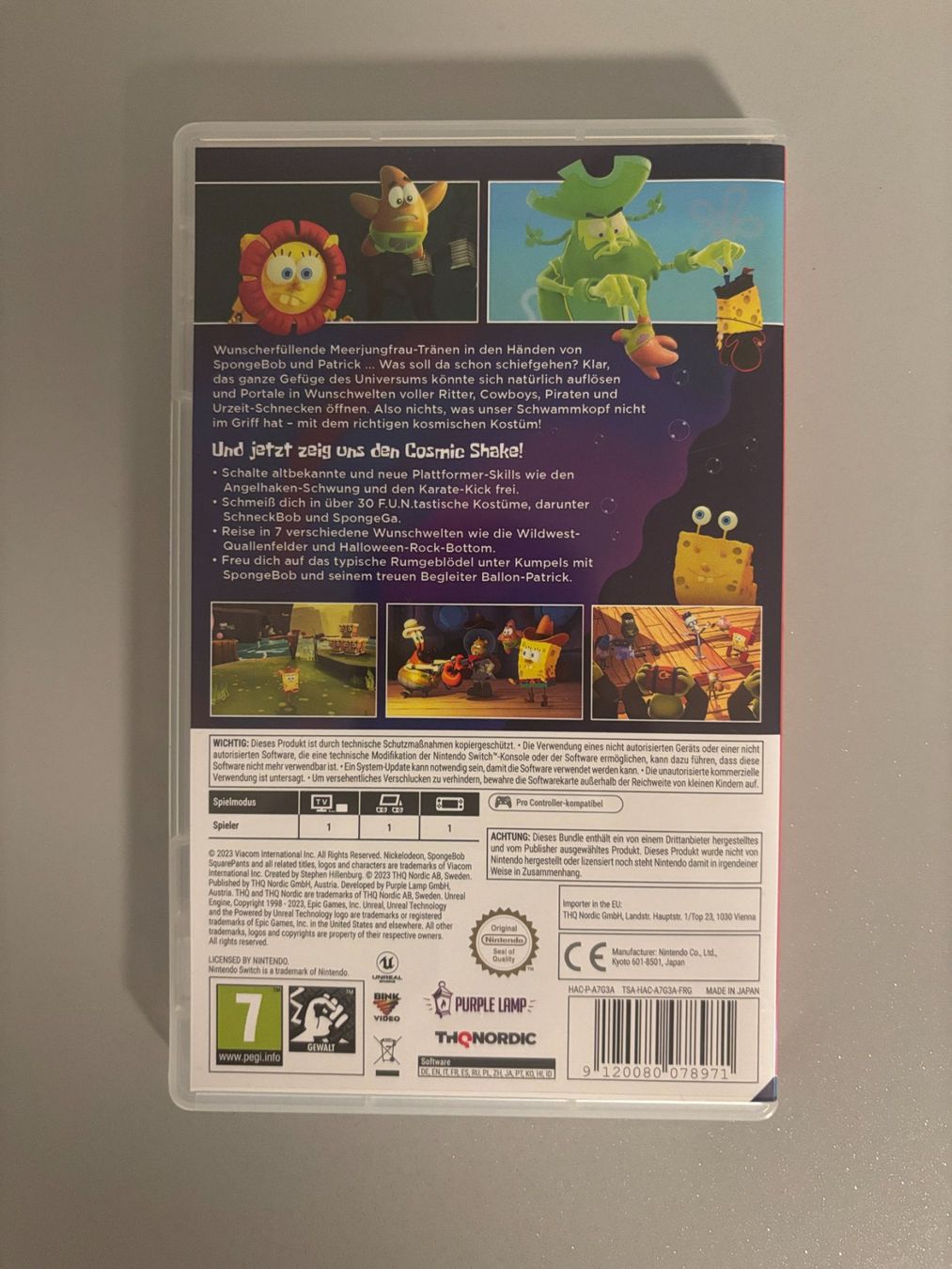 Nintendo Spiele: Nintendo Switch Spongebob Cosmic Shake Game – Neu (gemäss Beschreibung) aus Schlieren von singsong00 1