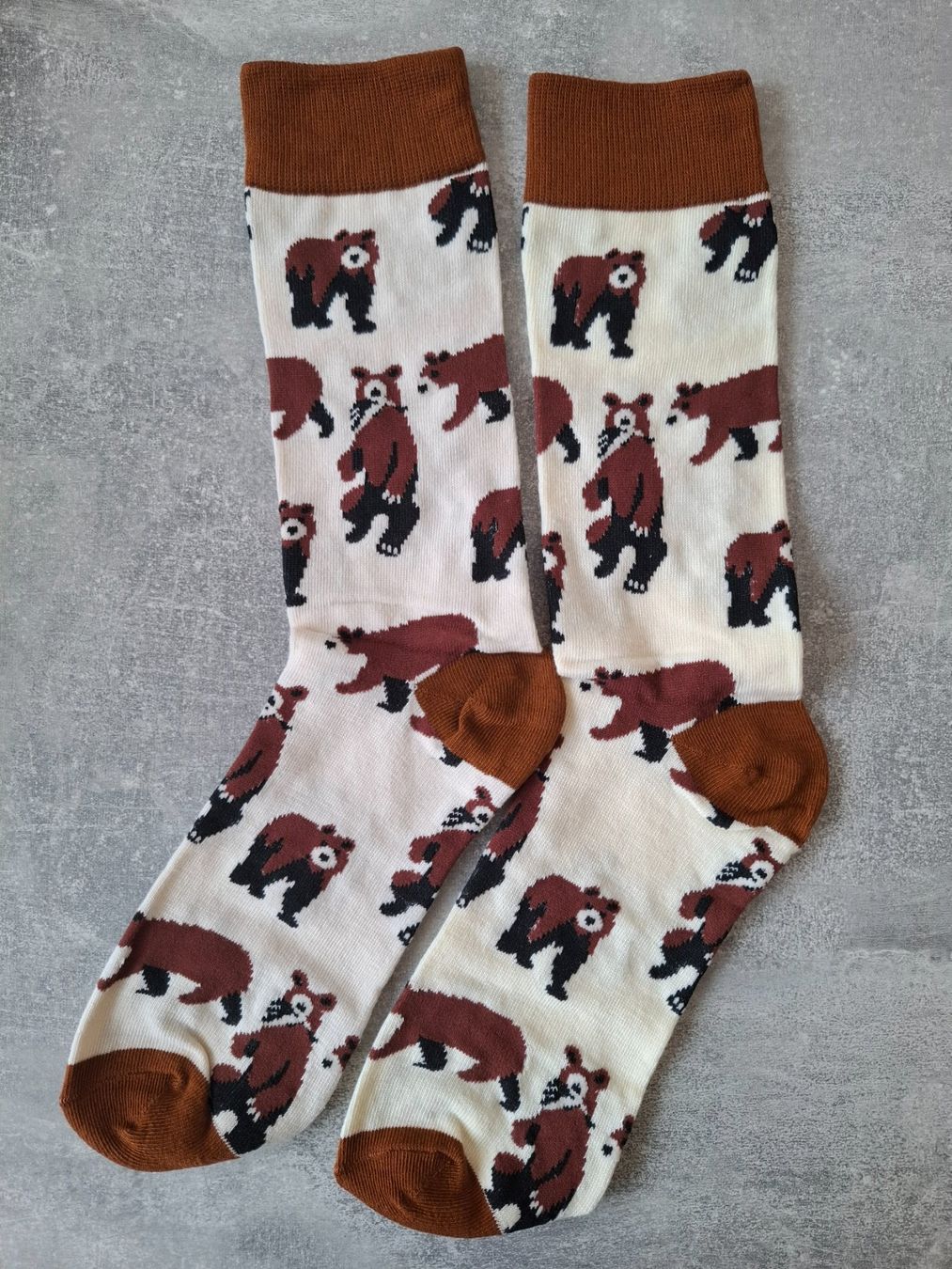 Calze: Socken Bär, Socken Braunbär – Nuovo e nell'imballaggio originale da Winterthur venduto da andrekeller95