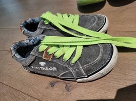 Tom tailor Stoff sneaker grösse 32 grau grün 