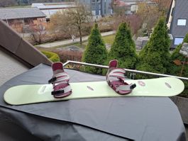Snowboard Salomon mit Bindung (grosser Service für 75.-Fr.)