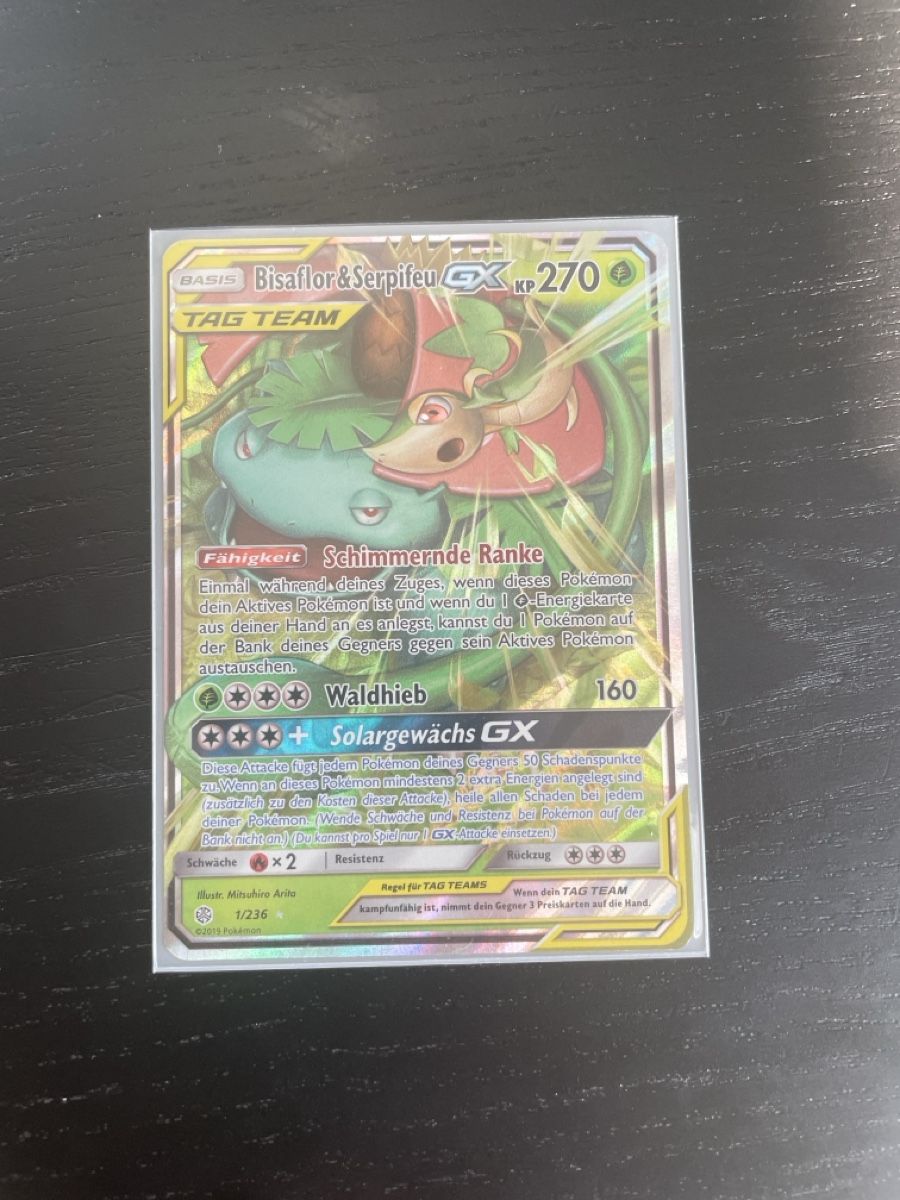 Pokémon Sammelbilder & Trading cards: Bisaflor & Serpifeu GX – Neu (gemäss Beschreibung) aus Flawil von Duft-Alchemist