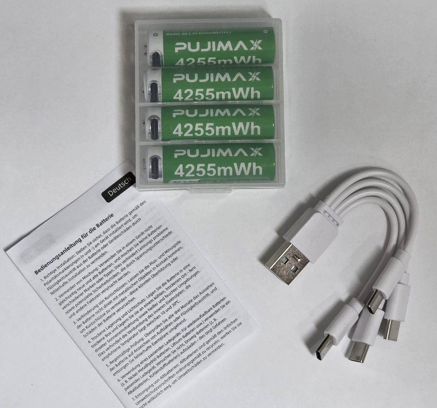 Batterie: Akkubatterien 1,5 Volt AA - Neuheit – Nuovo e nell'imballaggio originale da Mels venduto da Biobrocker 3