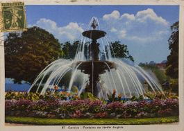 GENÈVE - Fontaine du Jardin Anglais -1933